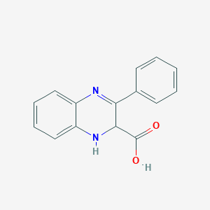 molecular formula C15H12N2O2 B1393587 3-Phenyl-1,2-dihydroquinoxaline-2-carboxylic acid CAS No. 1218060-77-5