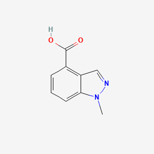 molecular formula C9H8N2O2 B1393594 1-Methyl-1H-indazole-4-carboxylic acid CAS No. 1071433-05-0