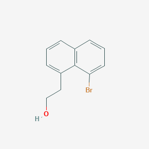 molecular formula C12H11BrO B13935956 8-Bromo-1-naphthaleneethanol 