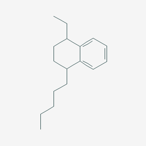 molecular formula C17H26 B13935963 1-Ethyl-4-pentyl-1,2,3,4-tetrahydronaphthalene CAS No. 61761-59-9