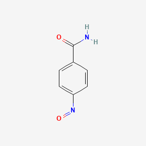 molecular formula C7H6N2O2 B13935982 4-Nitrosobenzamide CAS No. 54441-14-4