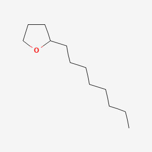 molecular formula C12H24O B13936022 Furan, tetrahydro-2-octyl- CAS No. 5921-92-6