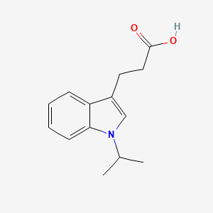 molecular formula C14H17NO2 B1393604 3-(1-异丙基-1H-吲哚-3-基)丙酸 CAS No. 1284954-96-6