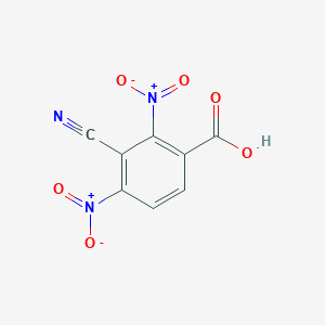 molecular formula C8H3N3O6 B1393608 3-Cyano-2,4-dinitrobenzoic acid CAS No. 1291486-31-1