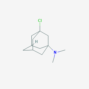molecular formula C12H20ClN B1393609 (3-氯-1-金刚烷基)二甲胺盐酸盐 CAS No. 1291486-03-7