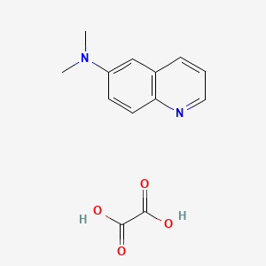 molecular formula C13H14N2O4 B13936148 N-methyl quinolin-6-yl-methylamine oxalate 