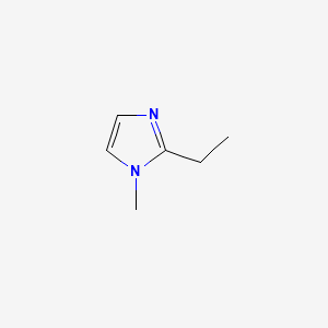molecular formula C6H10N2 B13936197 1H-Imidazole, 2-ethyl-1-methyl- CAS No. 5709-61-5