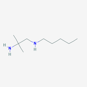 molecular formula C9H22N2 B13936239 1,2-Propanediamine, 2-methyl-N1-pentyl- 