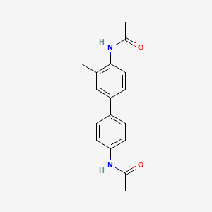 molecular formula C17H18N2O2 B13936428 2-Methyldiacetylbenzidine CAS No. 63991-70-8
