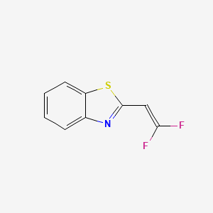 molecular formula C9H5F2NS B13936453 2-(2,2-Difluorovinyl)-1,3-benzothiazole 