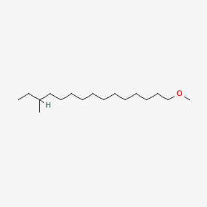 molecular formula C17H36O B13936529 1-Methoxy-13-methylpentadecane CAS No. 56196-09-9