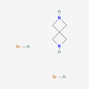 molecular formula C5H12Br2N2 B13936575 2,6-Diazaspiro[3.3]heptane dihydrobromide 