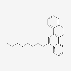 molecular formula C26H28 B13936608 6-n-Octylchrysene CAS No. 56248-66-9
