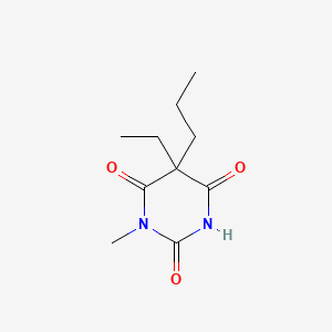 molecular formula C10H16N2O3 B13936634 5-Ethyl-1-methyl-5-propylbarbituric acid CAS No. 56344-90-2