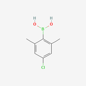 molecular formula C8H10BClO2 B1393665 (4-Chloro-2,6-dimethylphenyl)boronic acid CAS No. 1027045-31-3