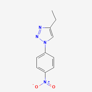 molecular formula C10H10N4O2 B1393687 4-ethyl-1-(4-nitrophenyl)-1H-1,2,3-triazole CAS No. 1276538-19-2