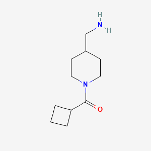 molecular formula C11H20N2O B1393690 (1-Cyclobutanecarbonylpiperidin-4-yl)methanamine CAS No. 1247910-33-3