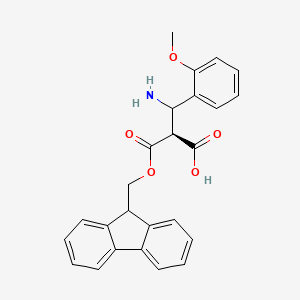 molecular formula C25H23NO5 B13936935 Fmoc-(S)-3-Amino-3-(2-methoxyphenyl)-propionic acid 