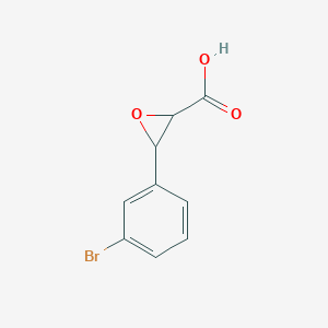 3-(3-Bromophenyl)oxirane-2-carboxylic acid