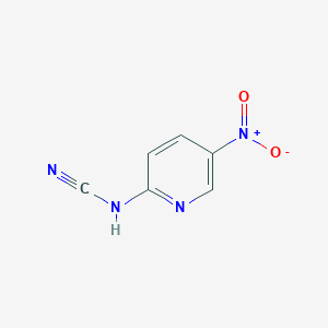 molecular formula C6H4N4O2 B1393696 (5-Nitropyridin-2-yl)cyanamide CAS No. 1255147-10-4