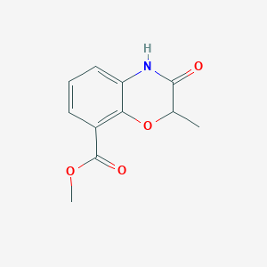 methyl 2-methyl-3-oxo-3,4-dihydro-2H-1,4-benzoxazine-8-carboxylate