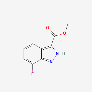 molecular formula C9H7FN2O2 B1393711 Methyl 7-fluoro-1H-indazole-3-carboxylate CAS No. 932041-13-9