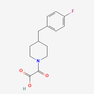 [4-(4-Fluorobenzyl)piperidin-1-yl](oxo)acetic acid