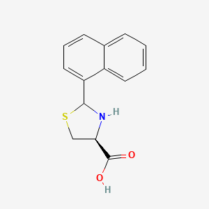 (4S)-2-(1-naphthyl)-1,3-thiazolidine-4-carboxylic acid