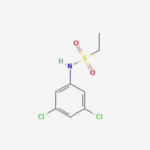 molecular formula C8H9Cl2NO2S B13937340 N-(3,5-dichlorophenyl)ethanesulfonamide 