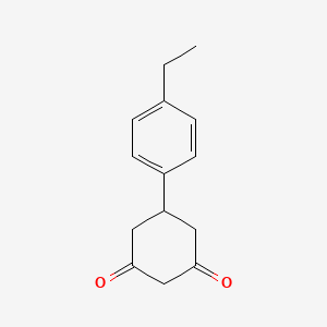 5-(4-Ethylphenyl)cyclohexane-1,3-dione