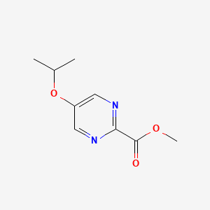 molecular formula C9H12N2O3 B13937379 Methyl 5-isopropoxypyrimidine-2-carboxylate 