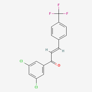 1-(3,5-Dichlorophenyl)-3-[4-(trifluoromethyl)phenyl]prop-2-en-1-one