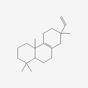 molecular formula C20H32 B13937479 Phenanthrene, 7-ethenyl-1,2,3,4,4a,5,6,7,8,9,10,10a-dodecahydro-1,1,4a,7-tetramethyl- 
