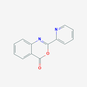 molecular formula C13H8N2O2 B13937521 2-Pyridin-2-yl-benzo[d][1,3]oxazin-4-one 