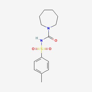 molecular formula C14H20N2O3S B13937531 N-tosylazepane-1-carboxamide CAS No. 13078-23-4