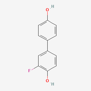 molecular formula C12H9FO2 B1393755 3-Fluoro-[1,1'-biphenyl]-4,4'-diol CAS No. 885473-84-7