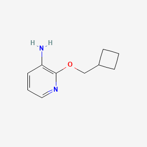 molecular formula C10H14N2O B1393769 2-(Cyclobutylmethoxy)pyridin-3-amine CAS No. 1287217-39-3