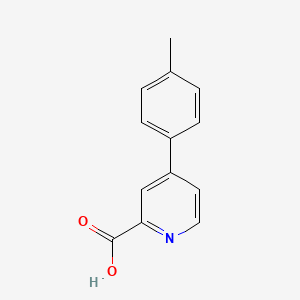 molecular formula C13H11NO2 B1393777 4-(4-Methylphenyl)pyridine-2-carboxylic acid CAS No. 1261953-65-4