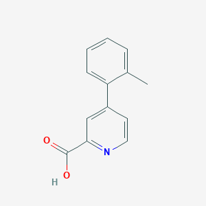 molecular formula C13H11NO2 B1393778 4-(o-Tolyl)picolinic acid CAS No. 1255634-33-3