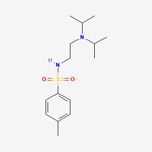 molecular formula C15H26N2O2S B13937787 N-[2-(Diisopropylamino)ethyl]-4-toluenesulfonamide CAS No. 1207188-97-3
