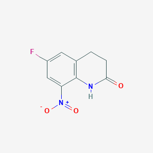 6-fluoro-8-nitro-3,4-dihydroquinolin-2(1H)-one