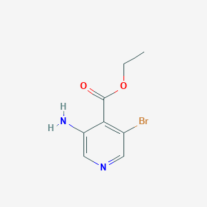 B1393797 Ethyl 3-Amino-5-bromoisonicotinate CAS No. 1257535-56-0