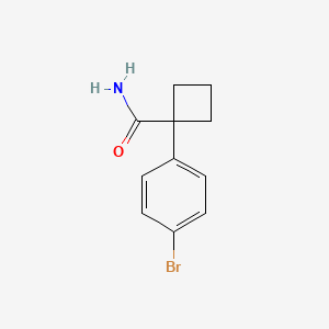 1-(4-Bromophenyl)cyclobutanecarboxamide