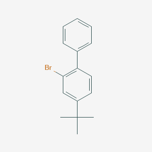 molecular formula C16H17Br B13938064 2-Bromo-4-(tert-butyl)-1,1'-biphenyl 