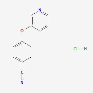 4-(Pyridin-3-yloxy)benzonitrile hydrochloride