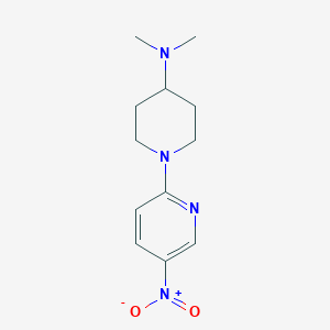 N,N-dimethyl-1-(5-nitropyridin-2-yl)piperidin-4-amine