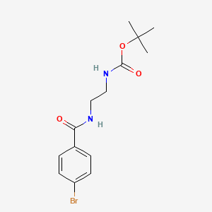 tert-Butyl 2-[(4-bromobenzoyl)amino]ethylcarbamate
