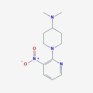 N,N-Dimethyl-1-(3-nitropyridin-2-yl)piperidin-4-amine