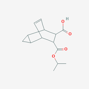 7-(Isopropoxycarbonyl)tricyclo[3.2.2.0~2,4~]non-8-ene-6-carboxylic acid
