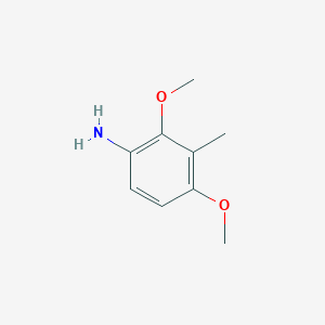 molecular formula C9H13NO2 B13938347 2,4-Dimethoxy-3-methylaniline CAS No. 73233-86-0